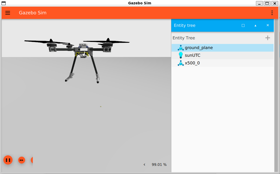 Gazebo UI 载具起飞